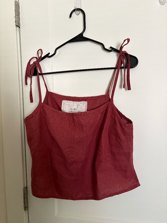 notPERFECTLINEN Tops - notPerfectLinen Cami in Marsala